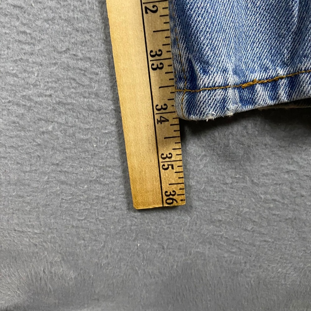 Y2K Levis 550 Relaxed Fit Jeans Mens 38x34 Blue Denim Medium Wash - Picture 5 of 6